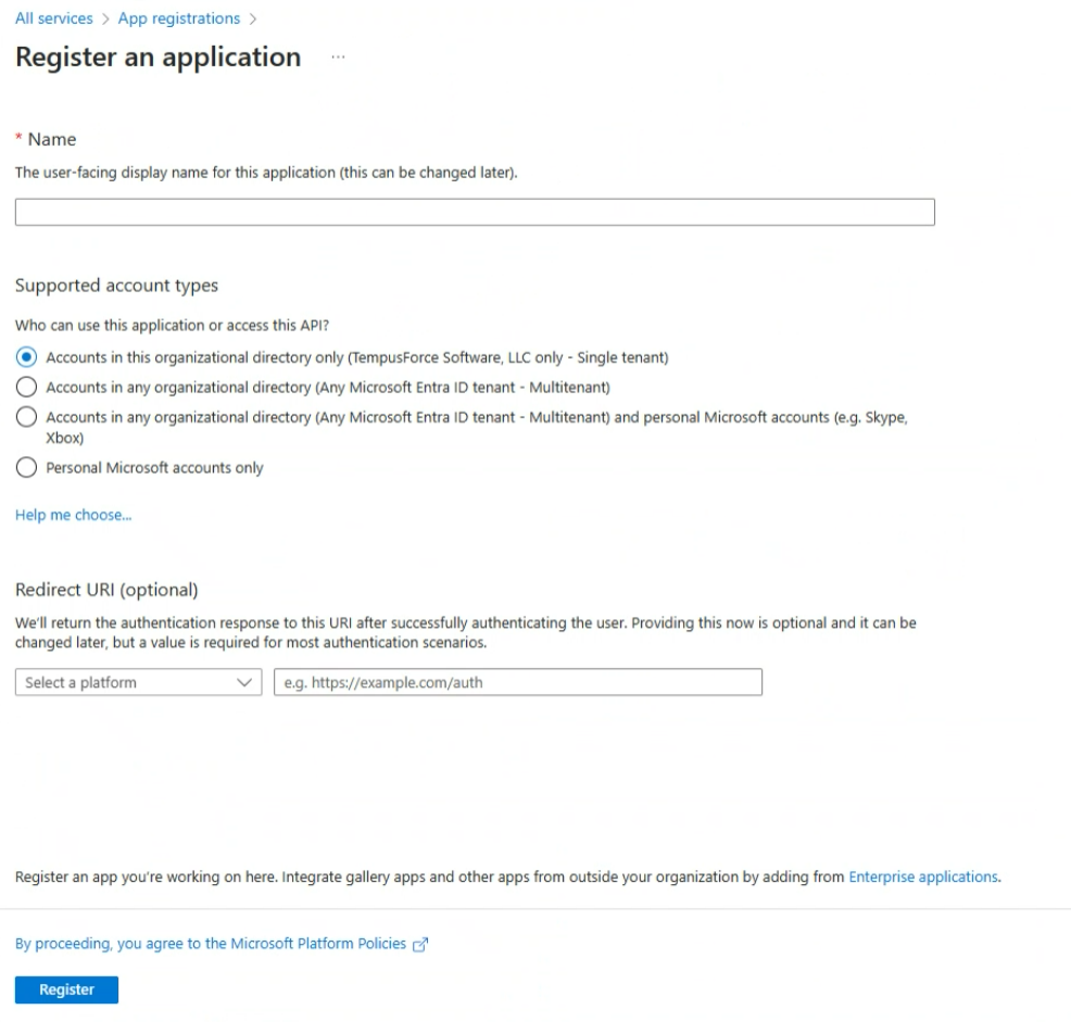 New Registration Form